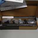 HEMUDU Single Tall Desk Monitor Arm Mount Stand Fit for 27 inch to 42 inch Flat Curved Computer Screen with Swivel, Height Adjustable, Rotation,Holds up to 77lbs, Black