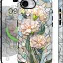 for iPhone 17E Case, iPhone 16E Case Cute Aethetic Bloom Flowers Florals Design for Women [Compatible with Magsafe] Rugge Shockproof Anti-Scratch Phone Cover