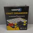 CANOPUS Craft Organizer, Hardware & Parts Organizer, 2 Pieces Set Tool box