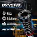 Dynofit 3 Inch Leveling Lift Kit for Silverado 1500/ Sierra 1500 (2WD/4WD 2007-2026) Heavy Duty Forged Aluminum Strut Spacers, Suspension Leveling Kits Compatible with Shock Absorbers