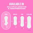 Carefree Panty Liners for Women, Thong Liners, Unwrapped, Unscented | Pantiliners, Carefree Liners, Daily Liners for Women, Light Periods and Leaks | 196ct (4 Packs of 49ct) 