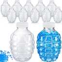 Newtay 12 Pcs Water Gel Ball Blaster Gun Accessories Splatter Ball Gun Refill Ammo Plastic Hopper Gel Bead Subpackage Bottle for Kids Christmas Party Gifts Outdoor Game Store 50000 Unsoake