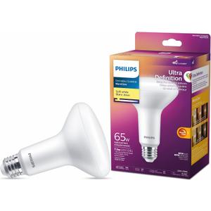 PHILIPS LED 65W BR30 Warm Glow Soft White (2700K-2200K)