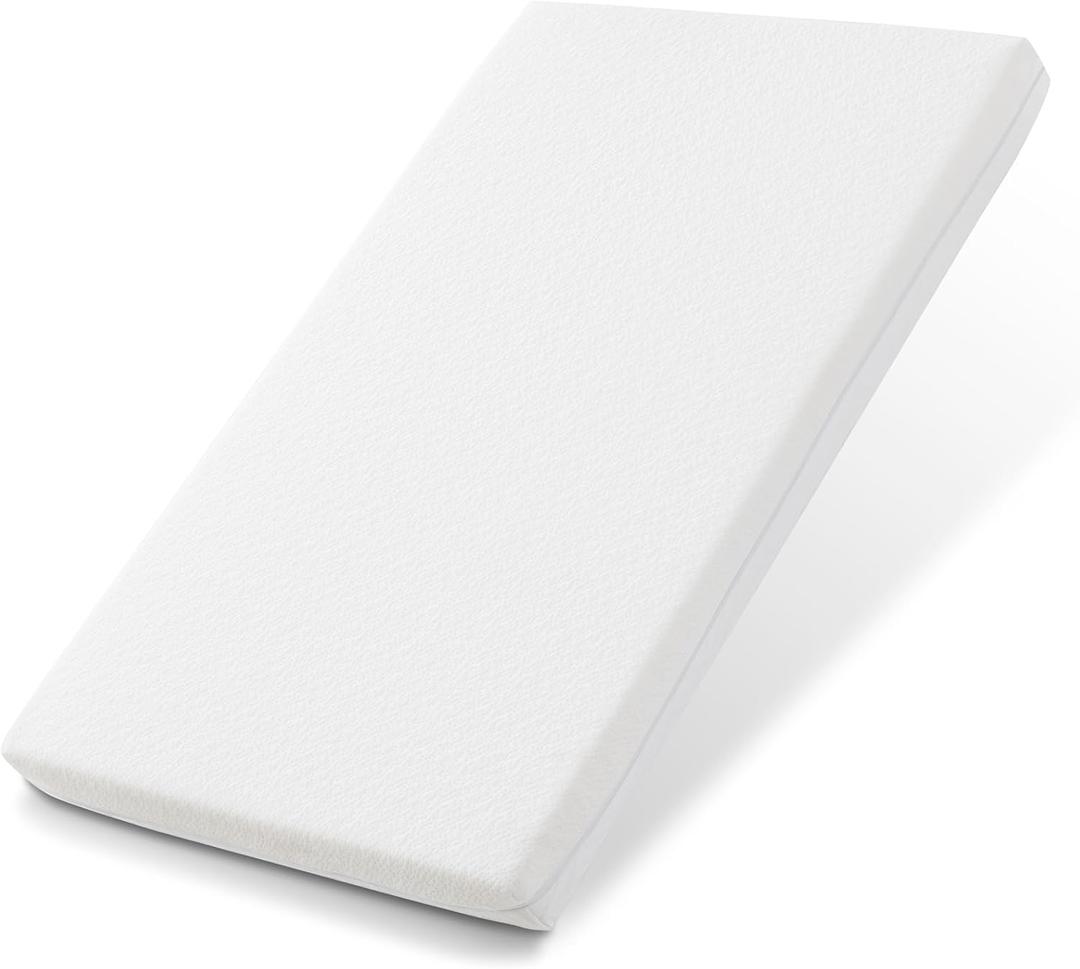 ANGELBLISS Mini Crib Mattress, 38 x 24 Mini Mattress for Crib Mattress for Baby and Toddlers, Gel Memory Foam Mattress with Removable Cover, Dual Side Premium Mini Crib Mattress