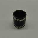 Flexible PVC Pipe Coupling with Rubber Hose Clamps for Flex Coupling 3 Inch Nominal Pipes Drain Repair, Dust Hose,Plumbing Connection,Cast Iron,Plastic Pipes Upgrade, PVC Condensate Pipe Coupler