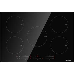 ThermoMate 30 Inch Induction Cooktop, 9000W Built in Induction Stove Top, Electric Cooktop with 5 Boost Burner, 9 Heating Level, Timer & Child Safety Lock, Sensor Touch Control, 240V