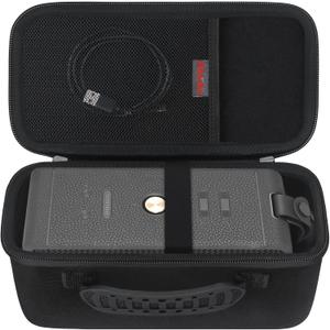 Elonbo Carrying Case for Marshall Middleton Portable Bluetooth Speaker, Wireless Speaker Travel Protective Bag Storage Cover, Extra Mesh Pocket Fits Charging Cable, Black