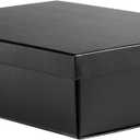 Oxford Keepsake Box, Protective Storage Box, Home and Office Organizer, Photo Storage Box, Souvenir Organizer, Large, 16" x 12" x 4 1/4" 