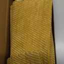 a moment Pack of 2 Decorative Chenille Throw Pillow Covers with Twill Cushion Covers for Sofa Living Room Couch Bed 18x18 Inch Yellow