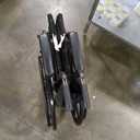 Medline Comfortable Folding Wheelchair with Swing-Back, Desk-Length Arms and Elevating Footrests, 18W x 16D Seat