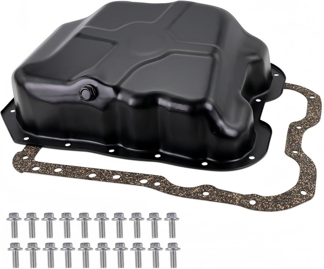 4884665AC Engine Oil Pan with Drain Plug&Gasket and 20 Screws Fits For Dodge(AVENGER/CALIBER/JOURNEY);Jeep(COMPASS/PATRIOT);Chrysler(Cirrus/200/SEBRING/);L4 2.4L 2.0L # 264-361