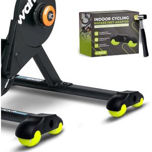 4 Pack 8 Balls Rocker Feet Adapters with Tennis Balls for Wahoo Kickr Core 2, Thick Injection-Molded Accessory for Indoor Bike Cycling Smart Trainers to Make Your Riding More Comfortable