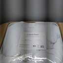 Calvin Klein - Queen Comforter Set, Luxuriously Soft & Breathable Bedding with Matching Shams, Casual Home Decor (Seersucker White, Queen)