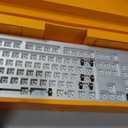 GLORIOUS Gaming - GMMK 3 PRO Barebones Custom Keyboard Kit w/Knob, Custom Modular Aluminum Body & Gasket System, Hotswappable 100% Keyboard, Sound Dampening Foam, Aluminum Switch Plate ANSI (Silver)