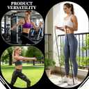16-Pcs Resistance Bands Set - Premium Elastic Workout Bands for Home Gym, Strength Training, Yoga & Physical Therapy