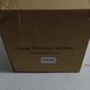 Halloween Large Black Plastic Witches Cauldron Candy Bowl Bucket 14 in 112.8, 9.8, 7.6, 5.7, 2.7halloween Large Mini Candy Cauldron Trick or Treat Bucket for Indoor Outdoor Party Decoration