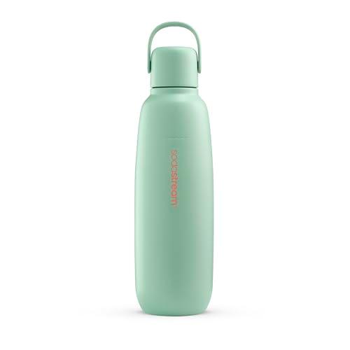sodastream Fizz & Go Cool - All Metal Bottle (Mint) Carbonating Bottle Capacity, 0.9L Missing Lid