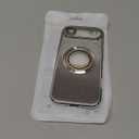 Misscase for iPhone Air Magnetic Glitter Case Compatible with MagSafe,Full Protection Slim Shockproof Case with Camera Lens Protector Plating Bling Cover Case for iPhone 17 Air 6.5" Silver