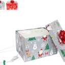 Automatic Christmas Tree Watering System Device, Santas Tree Helper Keeps Your Christmas Tree Healthy and Fresh, Refillable 2.5 gallons Capacity Box - Silver/Festive