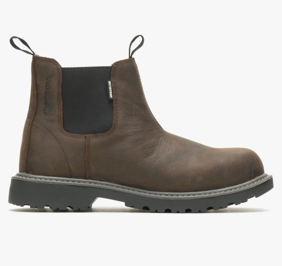 WOLVERINE Men's Floorhand Romeo Waterproof Work Boot 8.5ew