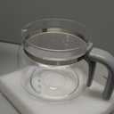 DCGC01 10-Cups Replacement Glass Carafe Pot Compatible with Smeg DCGC01 DCF02 DCG01 Overflow Coffee Maker