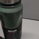 Stanley Heritage Classic Vacuum Bottle with Handle 1.1 qt | Wide Mouth w/Leakproof Cup Lid | Keep Drinks Hot or Cold | Insulated Stainless Steel Thermal Bottle | BPA-Free | Hammertone Green