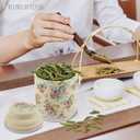 6 Pack Mini Tin Box Floral Tinplate Empty Tins Canister Containers for Jewelry Storage Case