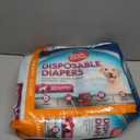 Simple Solution Disposable Dog Diapers, Female Dog Diapers, Puppy Potty Training, Incontinence and Heat Cycle Protection, Large Diapers for Dogs, 18-27 Inch Waist, 30 Count