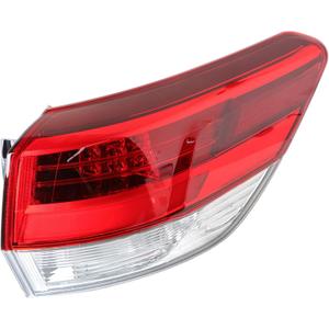 labwork Passenger Side Tail Light Replacement for Toyota Highlander 2017-2019 Tail Lamp RH Right Side 815500E160 TO2804132