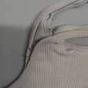 OQQ Women's 3 Piece Tank Tops Ribbed Seamless Workout Exercise Shirts 2025 Summer Basic Camis Large, Blaack/White 