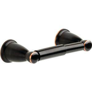 Franklin Brass Kinla (1-Pack) Toilet Paper Holder Oil Rubbed Bronze Tissue Roll Holder for Bathroom Organization and Storage Spring-Loaded Toilet Tissue Holder Wall Bathroom Accessories KIN50-OB1