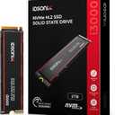 iDsonix M.2 SSD 2TB, PCIe Gen3x4, Speed Up to 3,100 MB/s, NVME SSD M.2 2280 with 3D NAND Flash and Heatsink, Internal Soild State Drive 2TB SSD for Laptop, Desktop and PC