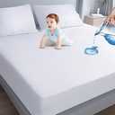 Moonsea Queen Size Mattress Sheet Set With Side Pockets, 1 Sheet & 2 Pillow Cases