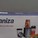 Ganiza Blender for Smoothies, 14Pcs Personal Blender for Shake and Smoothies for Kitchen with 3 Portable Cups (1x24oz & 2X17oz), Single Serve Smoothie Maker, Nutritious Recipe