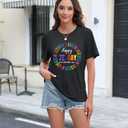 Pi Day Shirt Women Happy Pi Day 3.14 Shirts Math Teacher T-Shirt Pi Symbol Math Lover Tshirt Funny Mathematic Tee Top