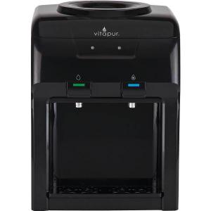 Vitapur 3-5 Gal. Cold/Room Temperature Countertop Water Cooler Dispenser (Black)