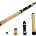Composite Cork Spinning Fishing Rod Handle for Rod Building Grip with Reel Seat