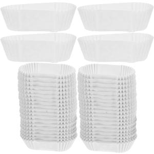 Wedding Cupcake Cups 1000PCS Paper Cupcake Baking Cups for Baking Muffins or Mini Snacks Loaf Liners (White)