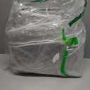 Clear Tarp with Grommets, Transparent Heavy Duty Water Resistant Tarp Cover with Reinforced Edge, 14Mil Thickened Tear Resistant PVC Vinyl Tarpaulin Enclosure for Patio, Porch and Outdoor (8' x 8'）