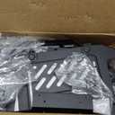 WALI Single Arm Laptop and Monitor Desk Mount for 17" Notebook and Single Screen, 2-in-1 Adjustable Gas Spring Monitor Arm with Laptop Tray, VESA 75x75 100x100,Holds 22-26.4 lbs, Black (GSMP001NLP)