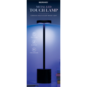 Mercury Metal LED Touch Lamp