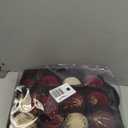 32 Pieces Christmas Ornament Set, Red Velvet Ornaments for Christmas TreeChristmas Tree Hanging Ball Decorations Assortmentfor Holiday, Wedding, Party Decor