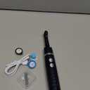 Tooth Polisher,Teeth Polishing Kit for Daily Cleaning,Polishing Then Whitening of Tooth (Professional Toothpaste Include),USB Rechargeable Dental Polisher with LED Light,6 Heads,5 Speed Modes (Morandi Blue)