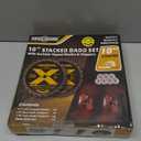 ANGELSWORD 10" Stacking Dado Blade Set for Fine Finished Dados, Grooves, and Rabbets, 5/8" Arbor, 15 Pieces