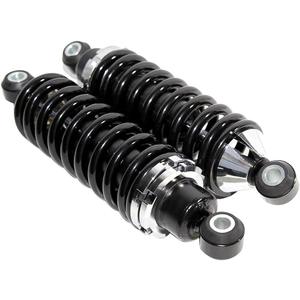 Rear Street Rod Coil Over Shock SET Black Coated Springs (Spring Rate:400)