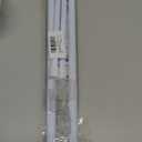 AIZESI 2pcs Spring Tension Rods Adjustable 26 to 39 inch Small Tension Curtain Rod No Drilling Expandable Spring Loaded Curtain Rod, Suitable for Doors and Windows 28 to 36 inch, White