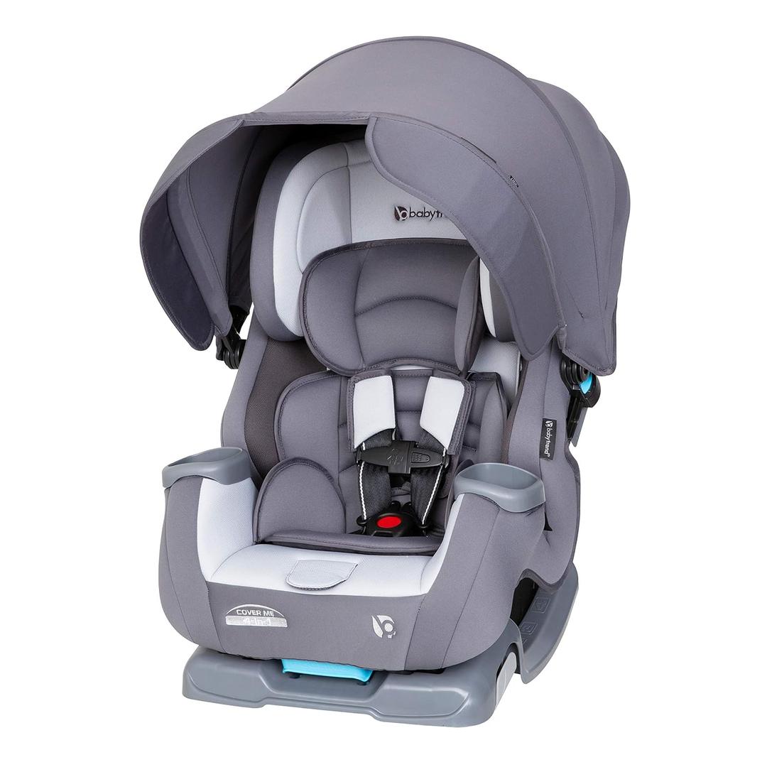 Baby Trend Cover Me 4-in-1 Convertible Car Seat, Vespa Built-in Canopy, 4-Stage Growth System, Plush Comfort Padding, Multi-Position Recline, EXP: 11/06/2035
