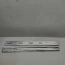 LONTAN 1 Pair 22" Side Mount Soft Close Drawer Slides 3 FOLD Full Extension Drawer Glides - 4502S3-22 Heavy Duty Ball Bearing Cabinet Rails with Rear Mounting Brackets 100 LB Capacity (soft close-22inch)