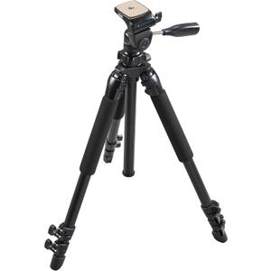 Bushnell Advanced Tripod for Binoculars, Spotting Scopes, and Cameras - Durable Aluminum Construction with Adjustable Legs and Center Column for Stability,Black