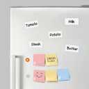 Dry Erase Magnetic Labels 4x2 Inch 40 Pieces, Reusable Magnetic Dry Erase Labels for Whiteboards, Locker, School, Classroom, Office, Home